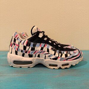 Nike Men's Air Max 95 CTRY South Korea CW2359-100 White/Black Royal Tint Sz 9